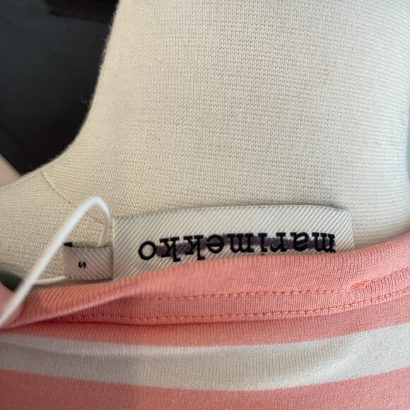 035  Marimekko Kioski Tasaraita Relaxed Long Sleeve NWOT Size Small - Picture 6 of 7